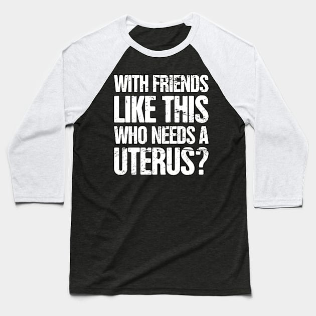 Uterus Surgery Hysterectomy - Funny Gift Baseball T-Shirt by Wizardmode